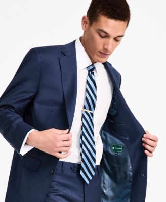 Men's Wool-Blend Stretch Classic-Fit Suit Separates Jacket
