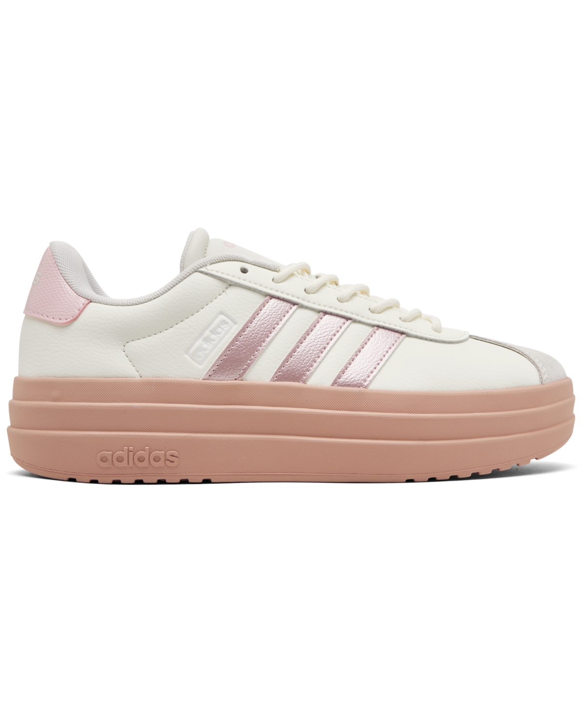 Adidas Women's Vl Court Bold Platform Casual Sneakers from Finish Line -Pink