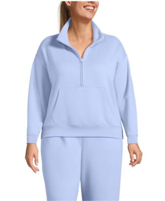 Plus Size Relaxed Serious Sweats Long Sleeve 1/2 Zip Sweatshirt