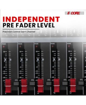 Audio Mixer 16 Channel DJ Controller Professional Sound Board Bluetooth USB MX 16CH