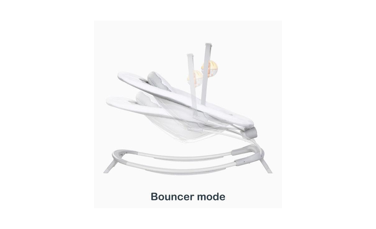Baby Trend My First Rocker 2 Bouncer -- Two of a kind grey