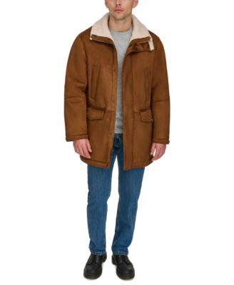 Men's Faux-Shearling Coat