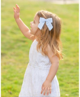 Girls' Seersucker Hair Bow
