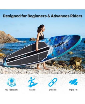 Rising Flow Inflatable Stand-Up Paddle-Board With Accessories, Space Blue Design