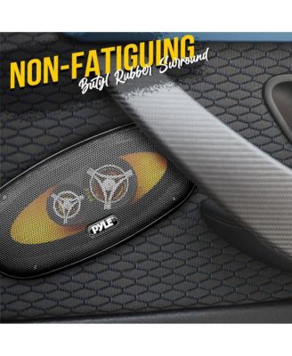 4'' x 10'' Three-Way Car Speakers, 300 Watt