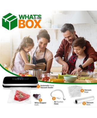 Automatic Food Vacuum Sealer - Electric Air Sealing Preserver System