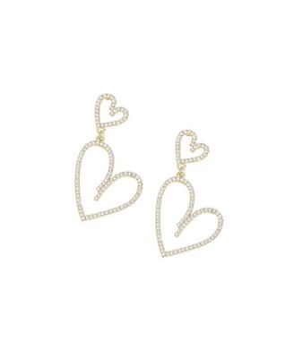 Women's Heart Drop Earrings
