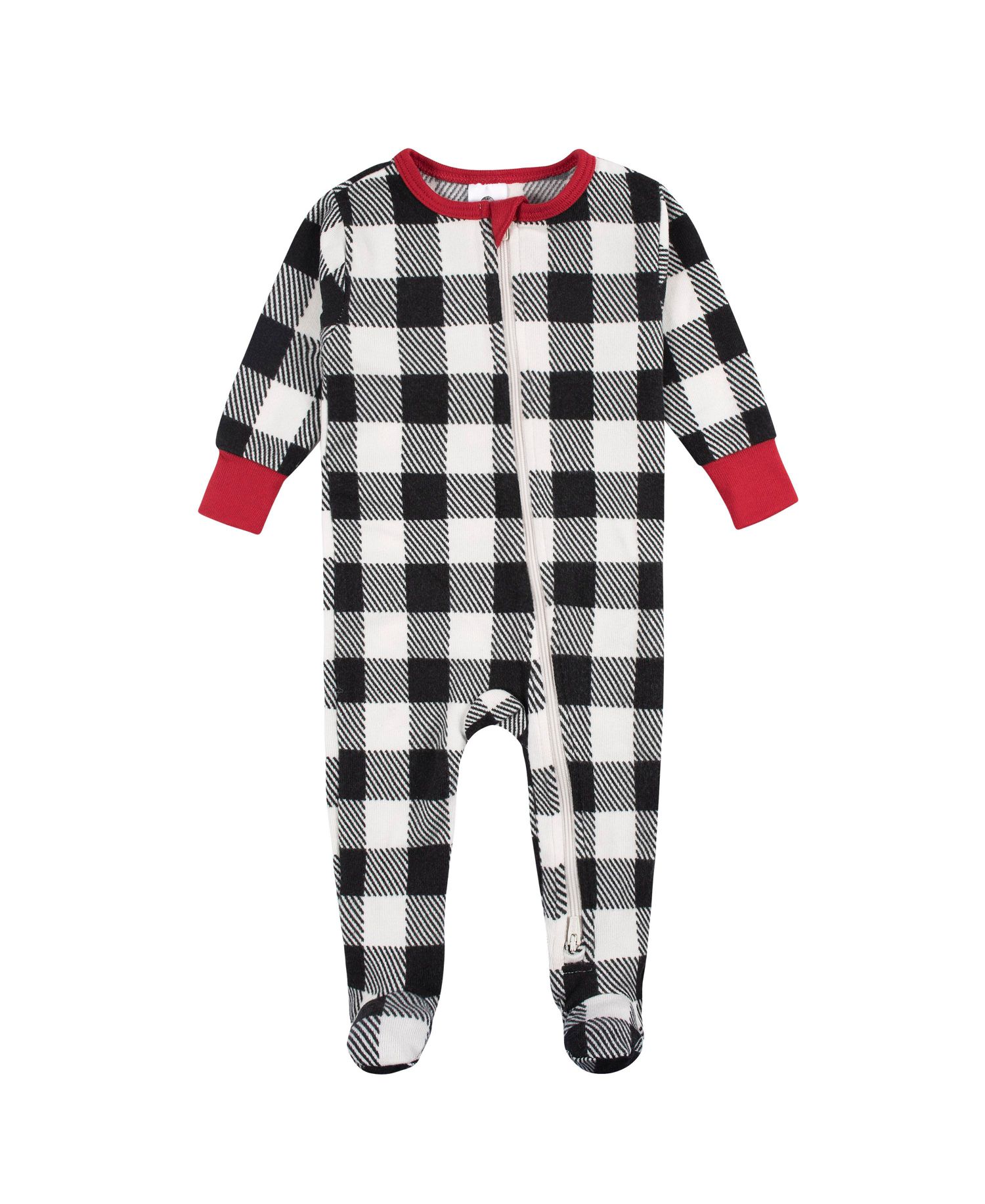 Baby Girls Holiday Family Pajamas Neutral One Piece Footed
