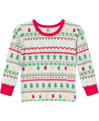 Baby Girls Holiday Family Pajamas Neutral Two Piece Pajamas