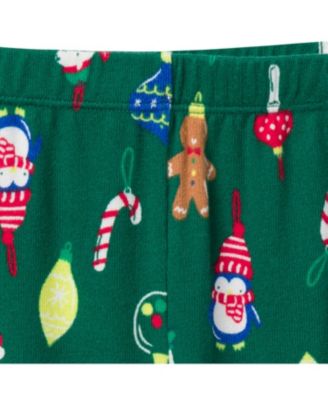 Baby Girls Holiday Family Pajamas Neutral Two Piece Pajamas