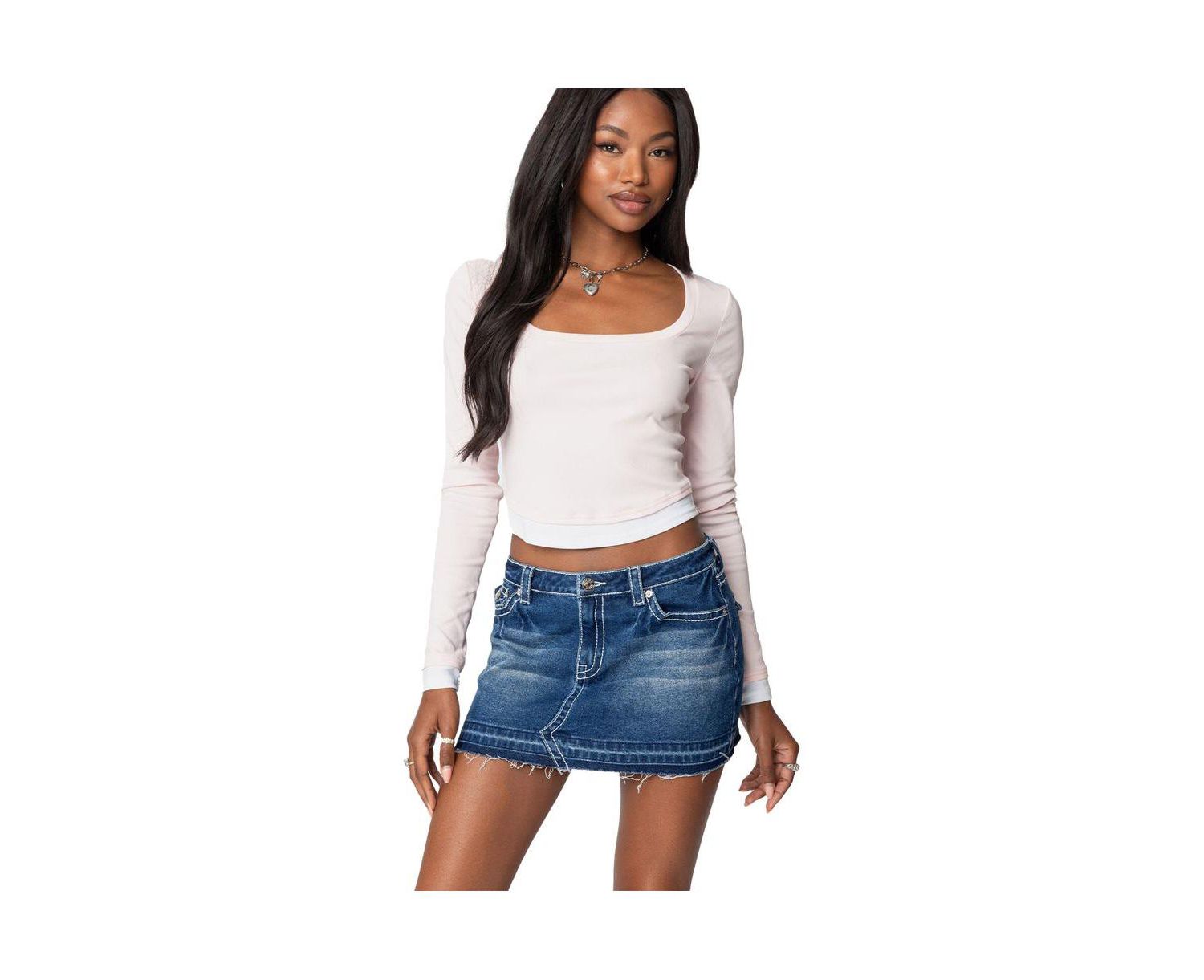 Women's Nykita Layered Long Sleeve T Shirt