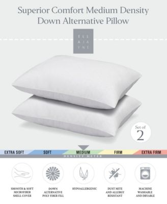 Simple Comfort Down Alternative 2-Pack Pillow, Standard