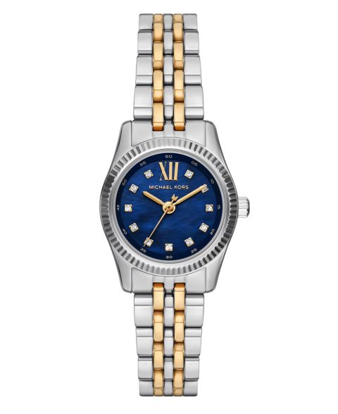 Женские часы Michael Kors Lexington Three-Hand Two-Tone Stainless Steel Watch, 26mm