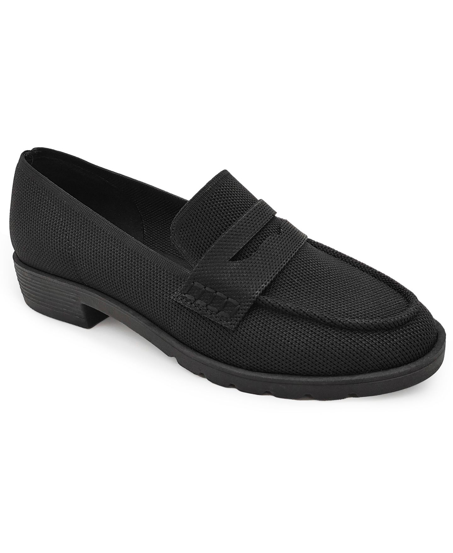 Женские туфли Kenneth Cole Reaction Feobe Knit Slip On, цвет: Чёрный — фото 1