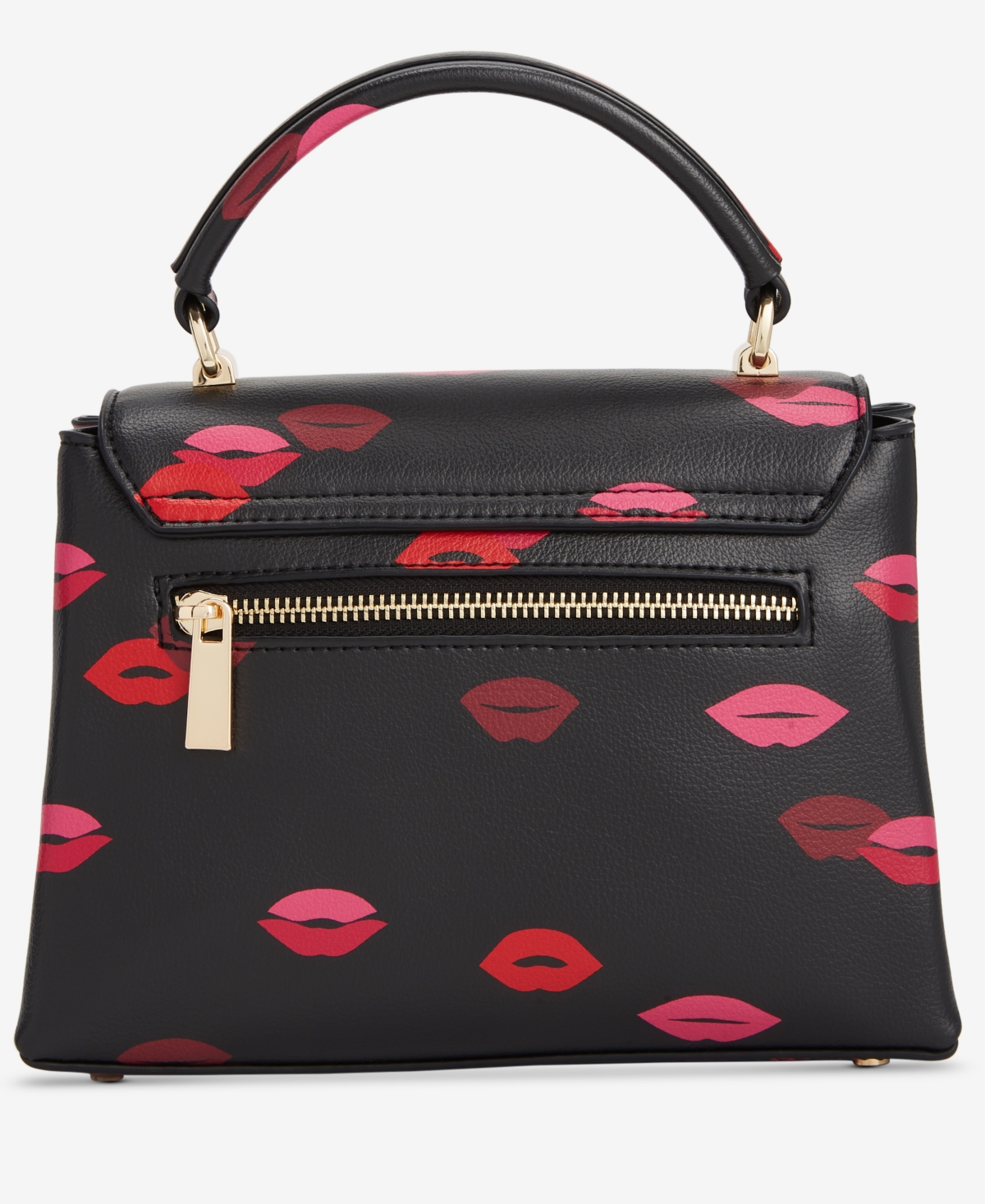ON 34TH TANDII LIP PARTY PRINT SMALL SATCHEL CROSSBODY, CREATED FOR MACY'S 