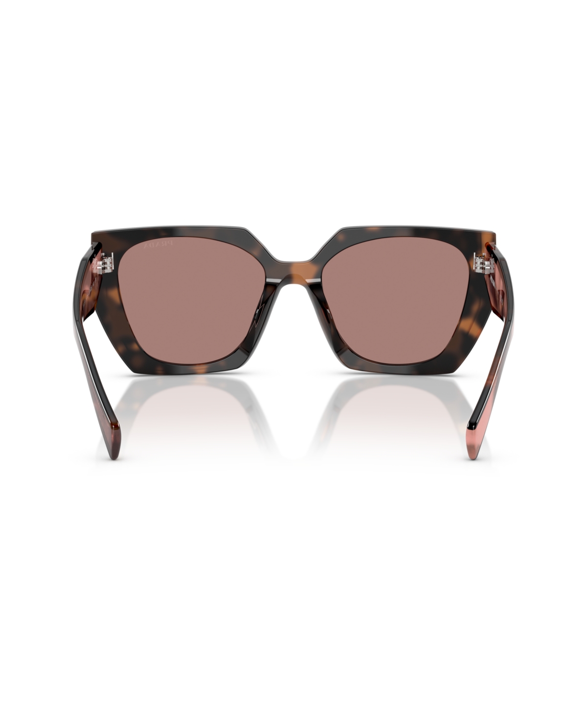 Prada Woman Sunglasses Pr 15ws In Poppy Tortoise