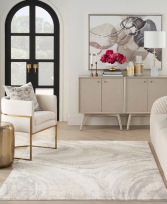 Brushstrokes BSK03 5'3"x7'3" Area Rug