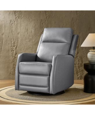 Donat Faux Leather Swivel Recliner