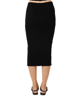 Juniors' Brennan Pull-On Knit Midi Skirt 