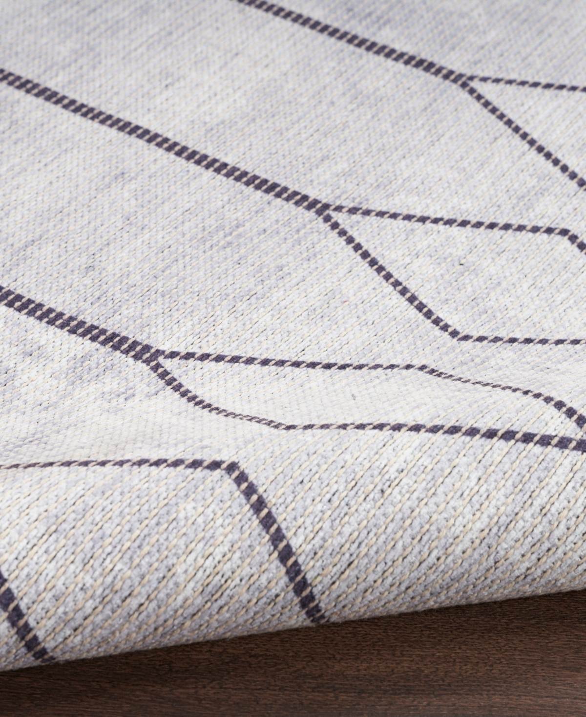 Nicole Curtis Machine Washable Series 1 SR107 2'x6' Runner Area Rug -Gray