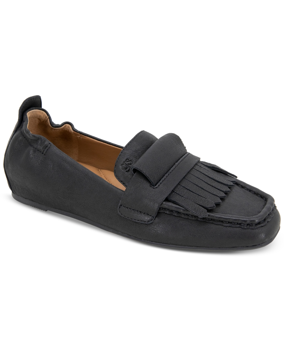 Shop Gentle Souls Women's Scotty Kiltie Loafer Flats In Black