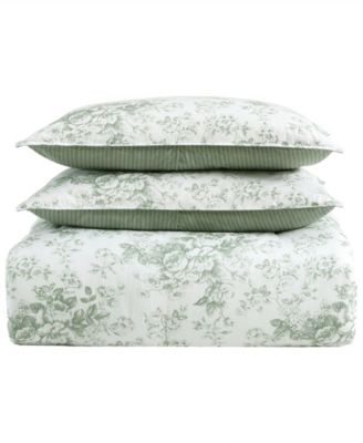 Toile Delight Reversible 7-Pc. Comforter Set, Full/Queen