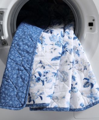 Breezy Floral Reversible 2-Pc. Quilt Set, Twin