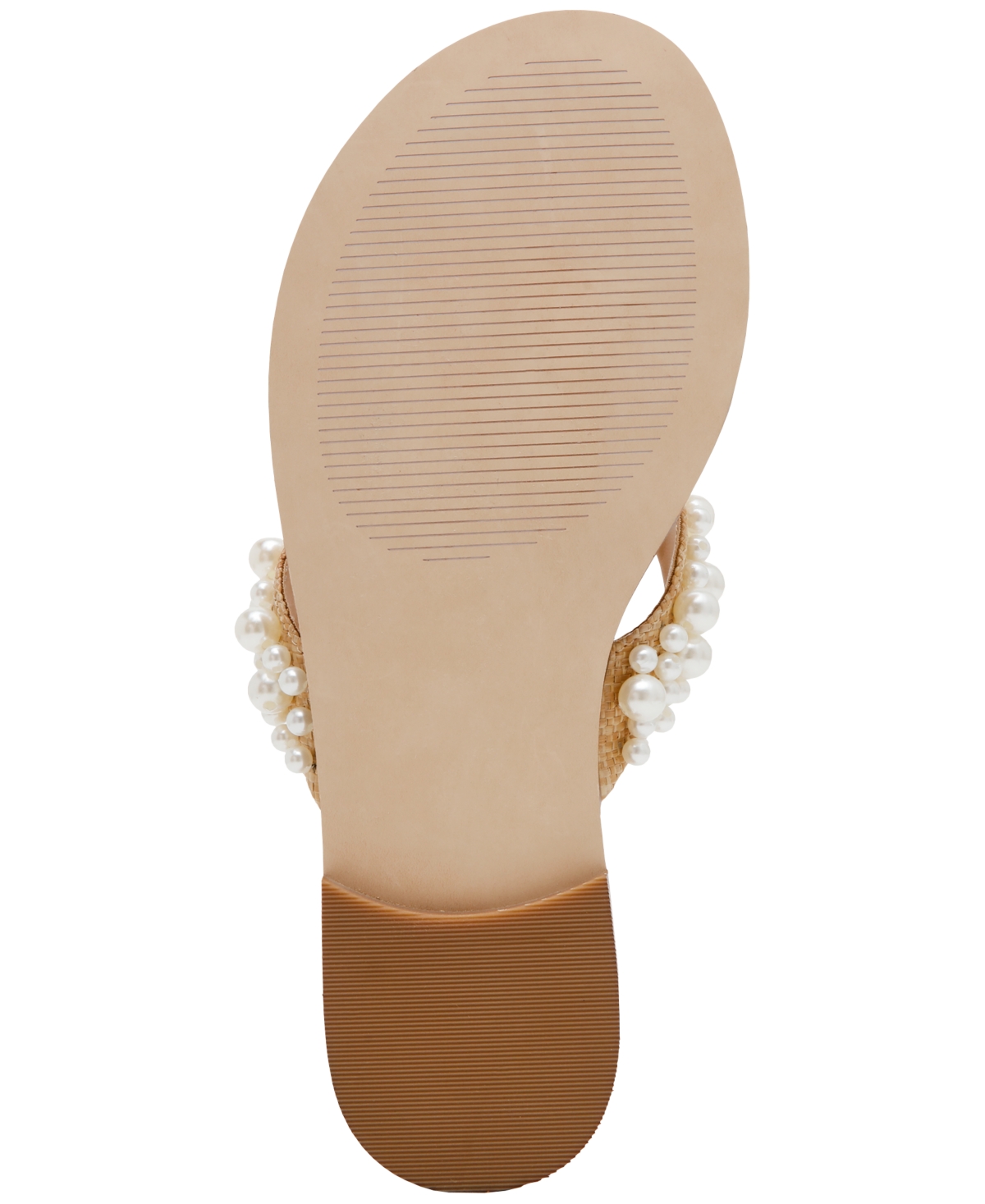 Steve Madden Women's Tylie-p Thong Slide Sandals -Pearl