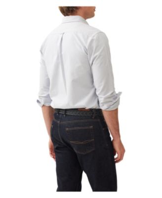 Men's Gunn Oxford Stripe Long Sleeve Sports Fit Shirt