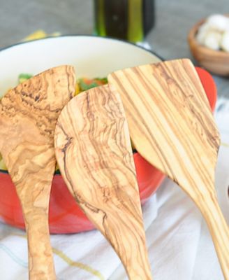 Olive Wood Spatula Kit Set of 3