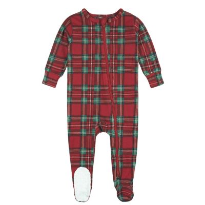 Toddler Boys Holiday Family Pajamas Neutral One Piece Pajamas