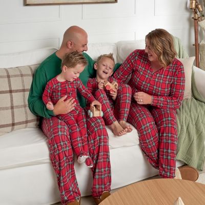 Girls Holiday Family Pajamas Neutral Two Piece Pajamas