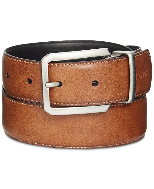 Tommy Hilfiger Men's Big & Tall Reversible Belt All Accessories Men