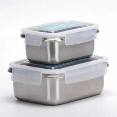 RT Stainless Steel Containers Set of 2