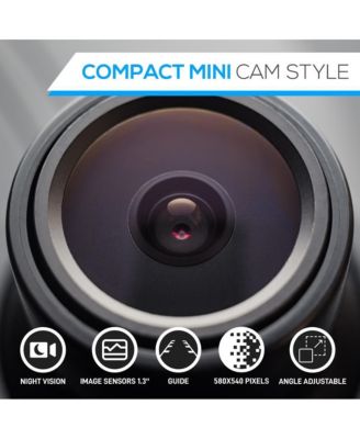 Compact Car Backup Camera with Night Vision, 170° Viewing Angle