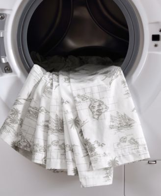 Cotton Percale 4 Piece Sheet Set, Queen