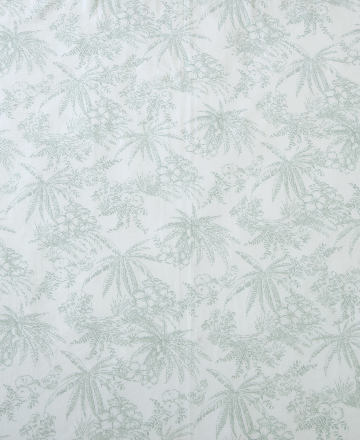 Tommy Bahama Cotton Percale 4 Piece Sheet Set, Queen In Pen And Ink Palm