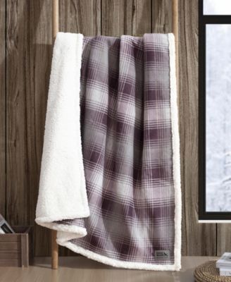 CLOSEOUT! Nordic Plaid Ultra Soft Plush Fleece Reversible Oversized Throw, 70" x 50"
