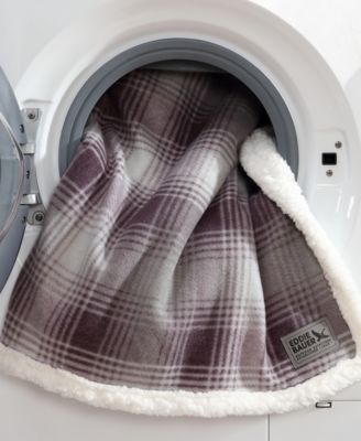 CLOSEOUT! Nordic Plaid Ultra Soft Plush Fleece Reversible Oversized Throw, 70" x 50"