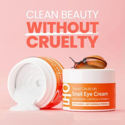 Korean Skin Care Snail Mucin Eye Cream K Beauty Skincare