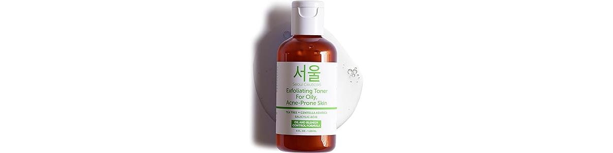 Korean Skin Care Exfoliating Toner for Acne Prone Skin K Beauty Skincare