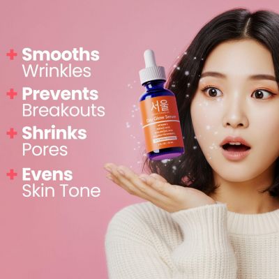 Korean Skin Care Vitamin C Serum Day Glow Serum - Anti Aging Anti Wrinkle K Beauty Skincare