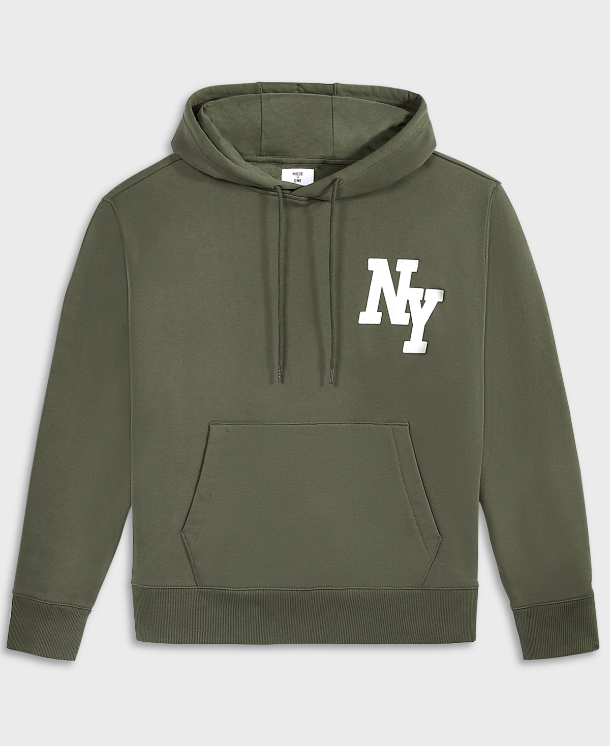 Mode of One Men's Long-Sleeve Oversized Ny Hoodie, Exclusively at Macy's