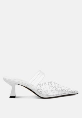 Womens Holin Pointed Toe Kitten Heels