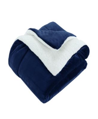 Soft Micromink Fluffy Ultra Cozy Sherpa 3 Piece Comforter Set, King