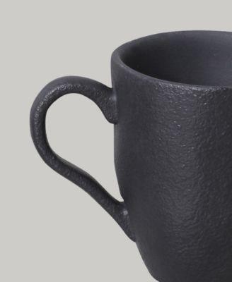 Stoneware Coffee Mugs, Set of 4