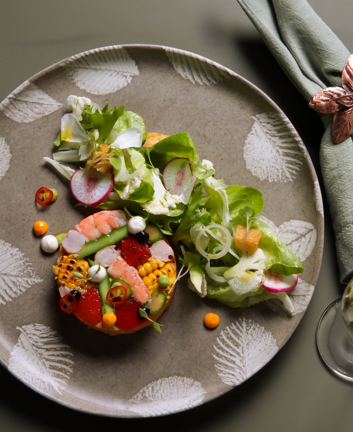 Porto Brasil Seiva Stoneware Dinner Plates, Set Of 6 In Seiva