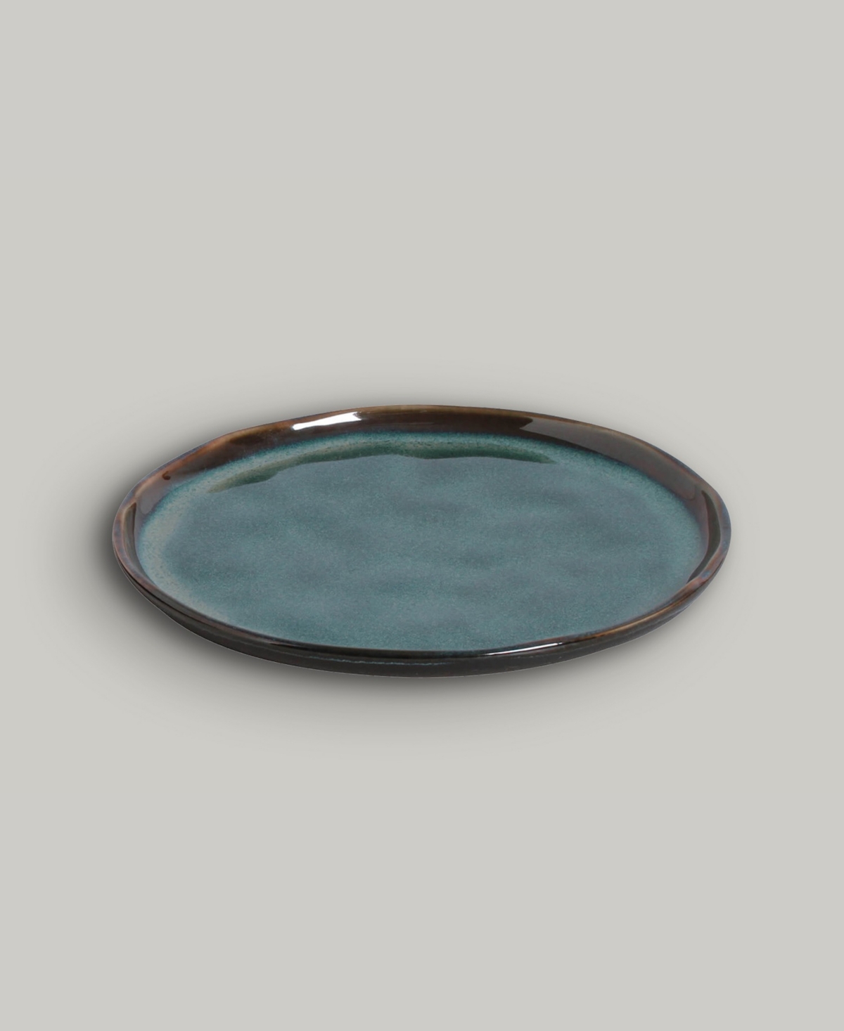 Porto Brasil Stoneware Dessert Plates, Set Of 6 In Oceano