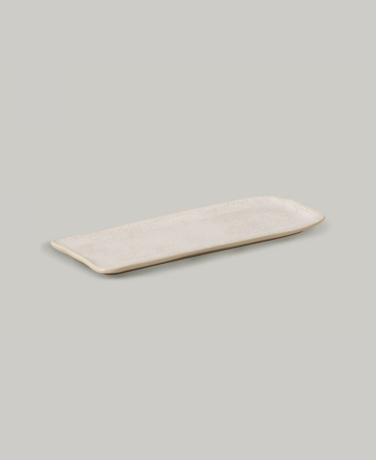 Porto Brasil 8.6" Stoneware Rectangular Platters, Set Of 4 In Latte