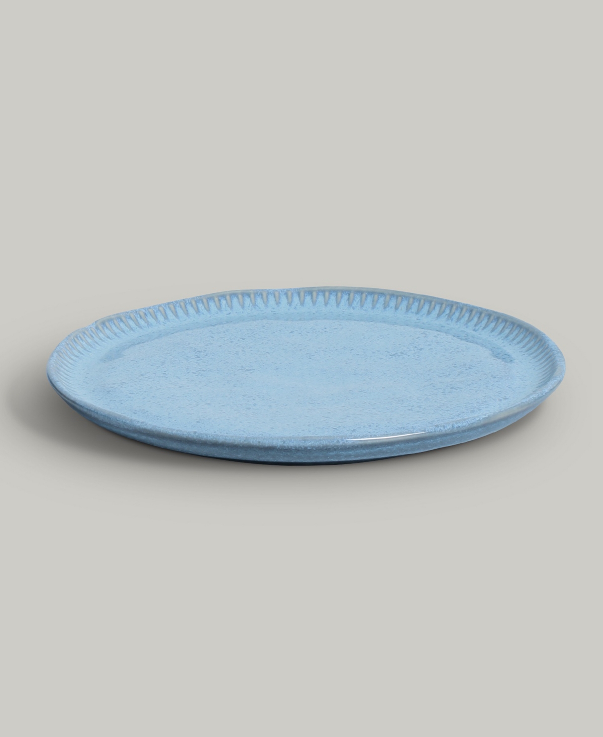Porto Brasil Stoneware Linhas Dessert Plates, Set Of 6 In Breeze